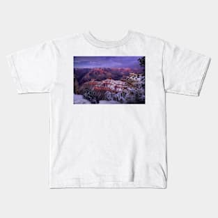 Grand Canyon Winter Kids T-Shirt